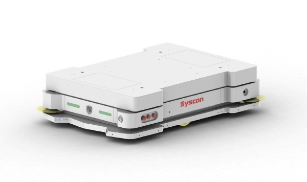 시스콘이 독자개발한 AMR로봇.[사진=시스콘]