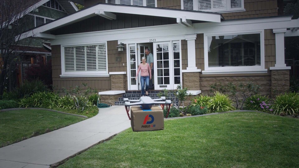 파블로항공의 드론배송 구상도.[사진=파블로항공]