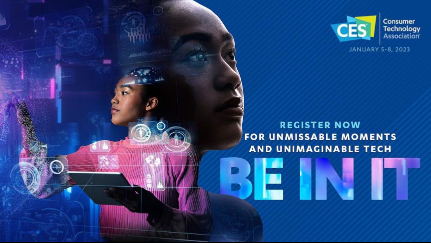 CES 2023의 주제 'Be in IT' [사진=CES 인스타그램]
