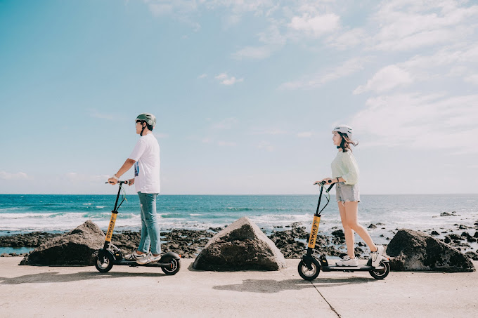 제주에서 무인 공유 전동킥보드를 운영하는 이브이패스 [사진=이브이패스]