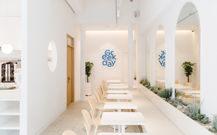 그릭데이 매장 내부의 모습.[사진=스위트바이오]