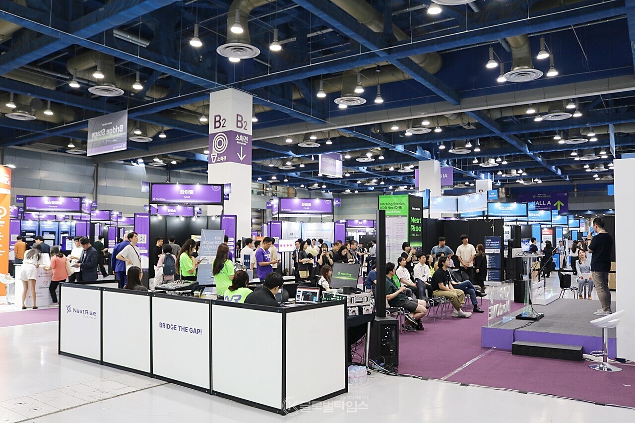 K-스타트업의 기술과 서비스의 향연. [사진=황정일 기자]