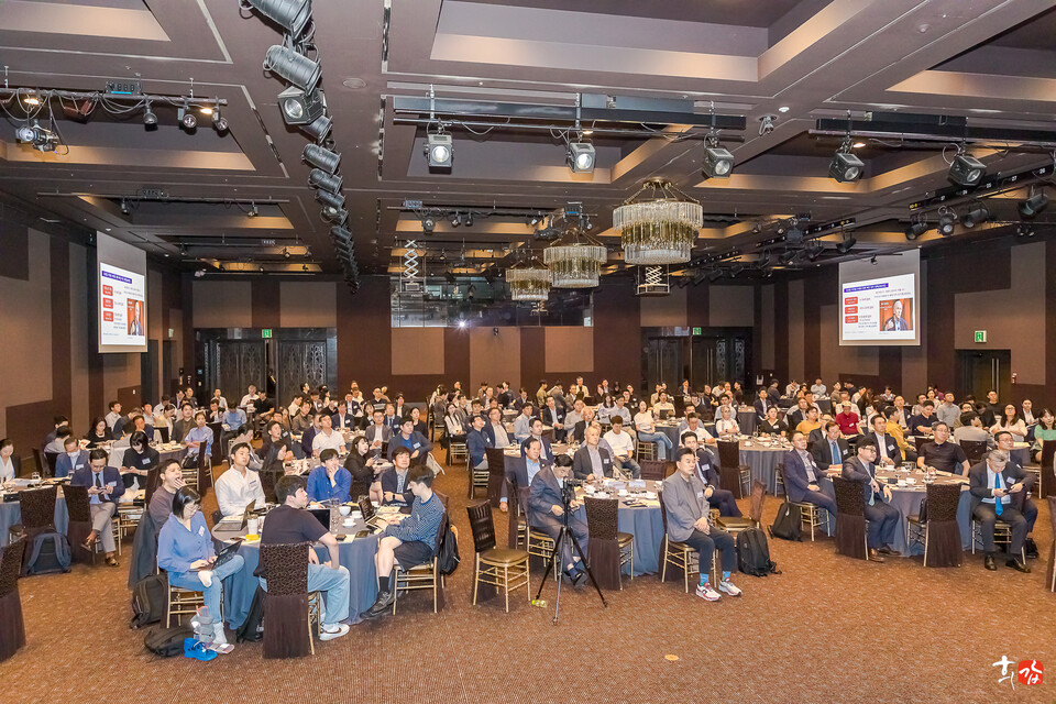 80회 기업가정신 포럼에는 스타트업 CEO 등 관계자 300여 명이 참석했다.[사진=(사)도전과나눔]